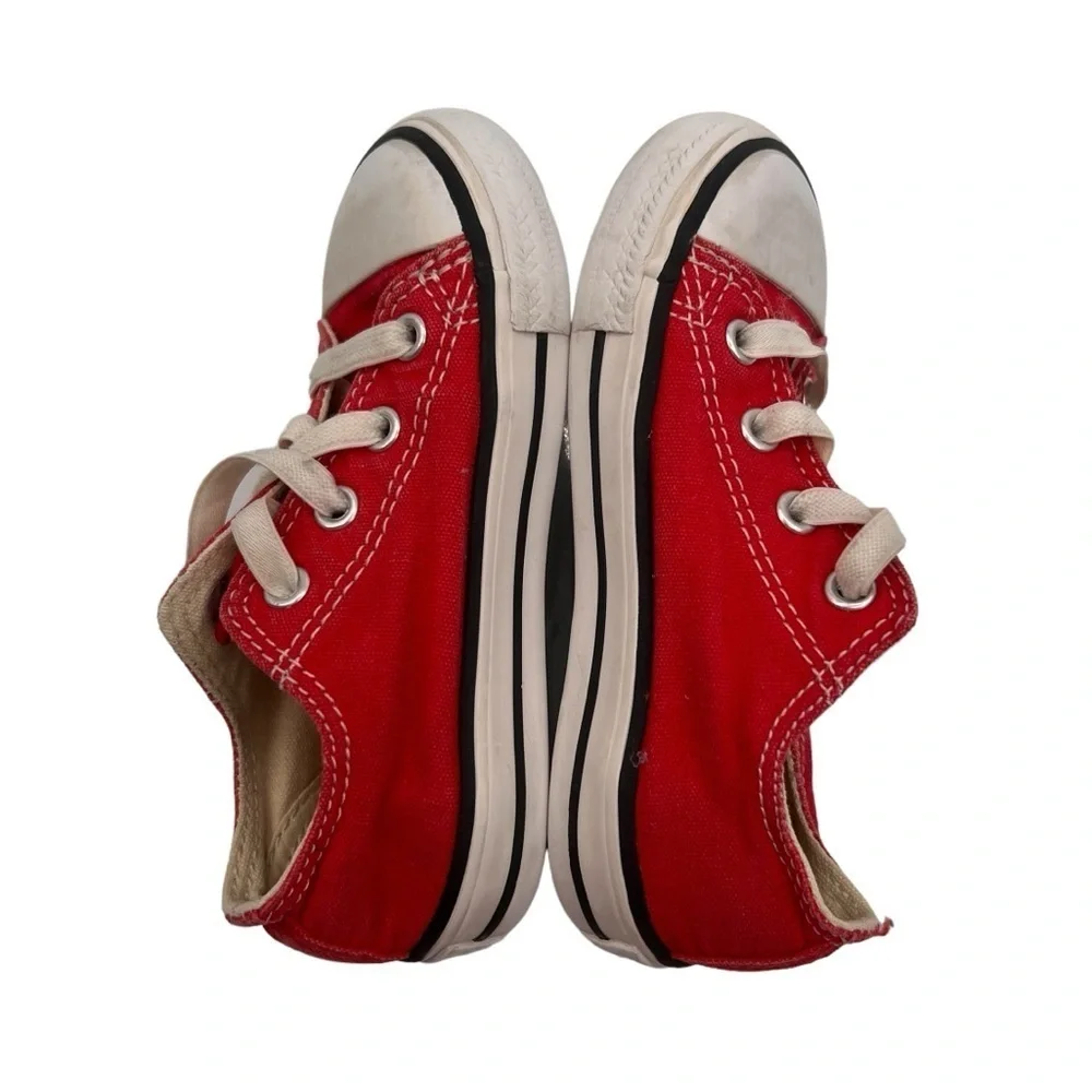 Converse Red Slip On Sneakers Size 7 Toddler